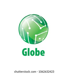 vector logo globe