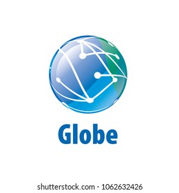 vector logo globe