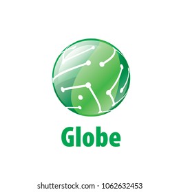 vector logo globe