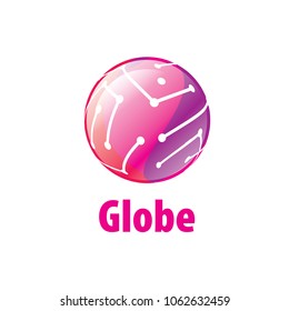 vector logo globe