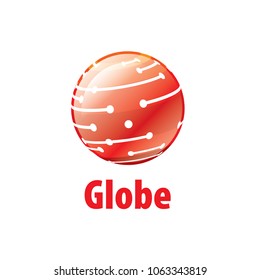 vector logo globe