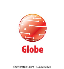 vector logo globe