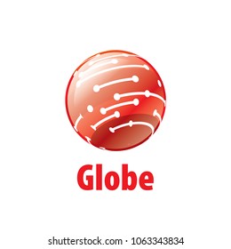 vector logo globe
