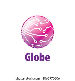 vector logo globe