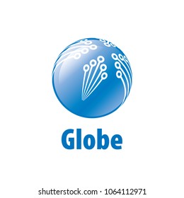 vector logo globe