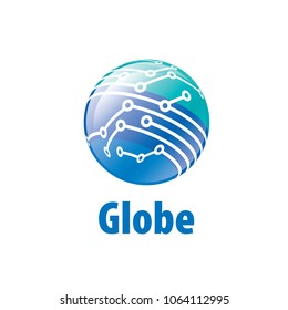 vector logo globe