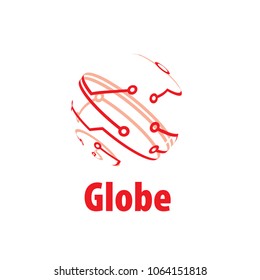vector logo globe
