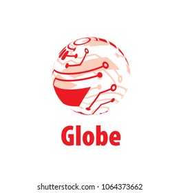 vector logo globe