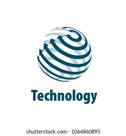 vector logo globe
