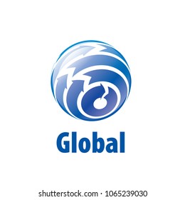 vector logo globe