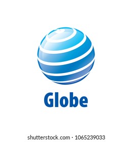 vector logo globe