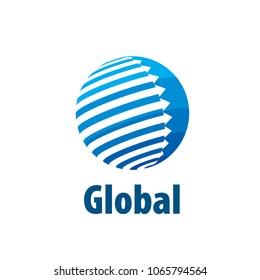 vector logo globe