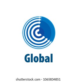 vector logo globe