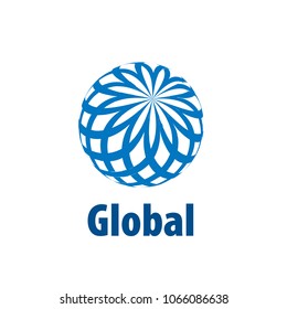 vector logo globe