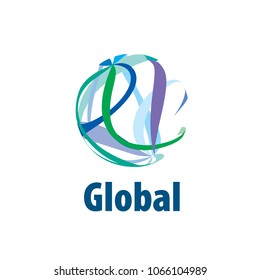 vector logo globe
