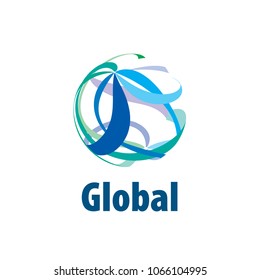 vector logo globe