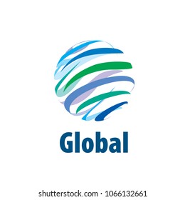 vector logo globe