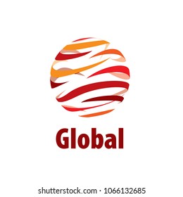 vector logo globe