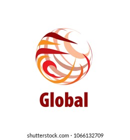 vector logo globe