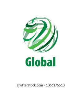 vector logo globe