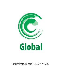 vector logo globe