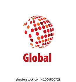 vector logo globe