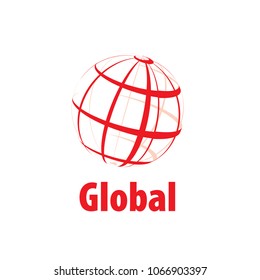 vector logo globe