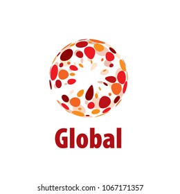 vector logo globe
