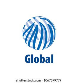 vector logo globe