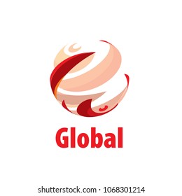 vector logo globe