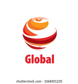 vector logo globe