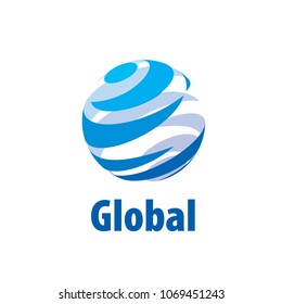 vector logo globe
