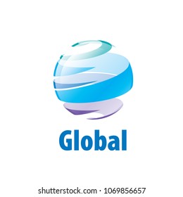 vector logo globe