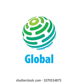 vector logo globe