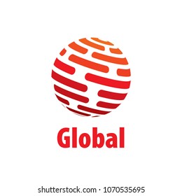 vector logo globe