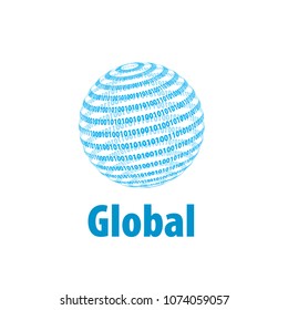 vector logo globe