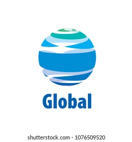 vector logo globe