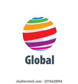 vector logo globe