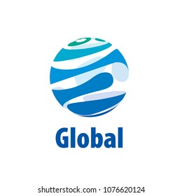 vector logo globe