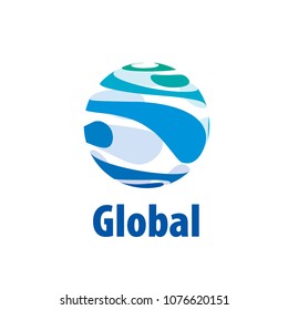 vector logo globe