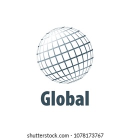 vector logo globe