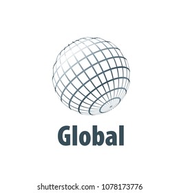 vector logo globe