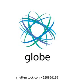 vector logo globe