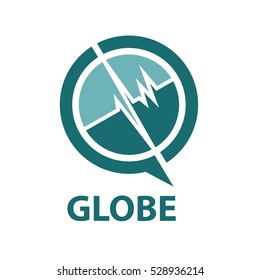 vector logo globe