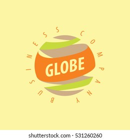 vector logo globe