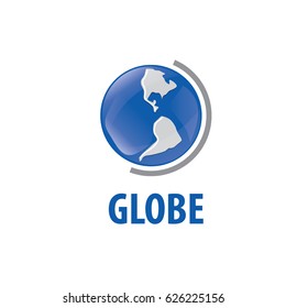 vector logo globe