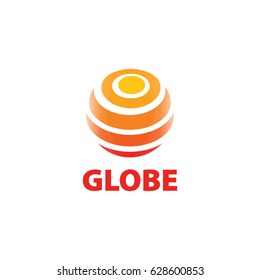 vector logo globe