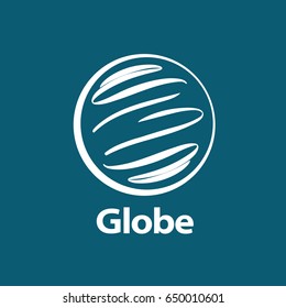 vector logo globe