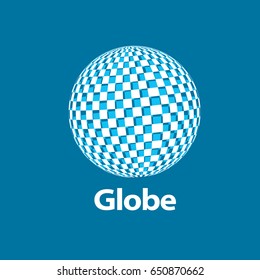 vector logo globe