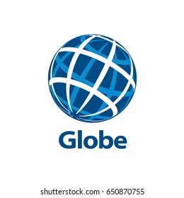 vector logo globe